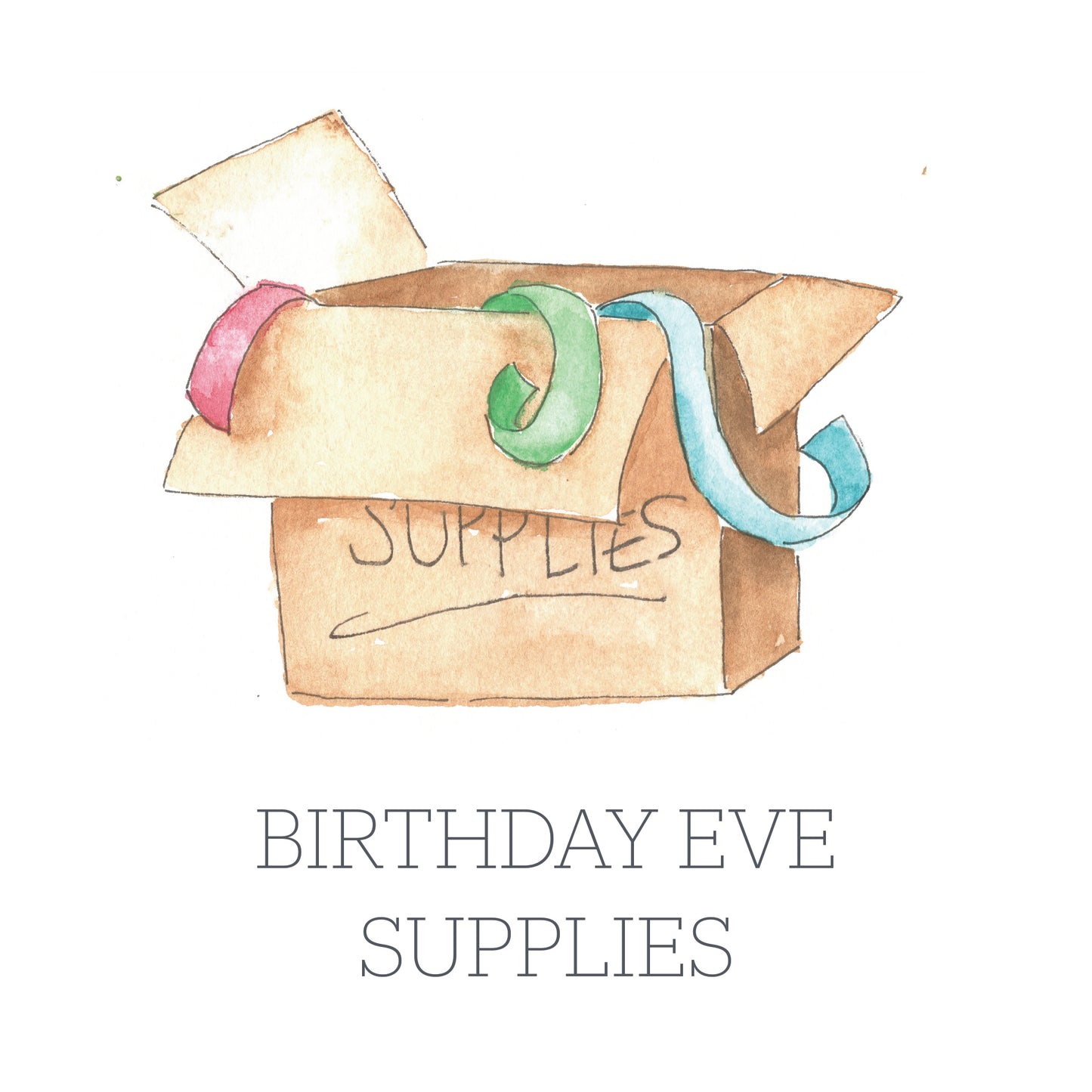 Birthday Eve Supplies